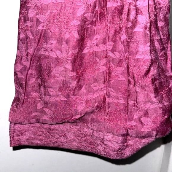 Bohemian Style Maroon Floral Print Harem Pants - Picture 5 of 11